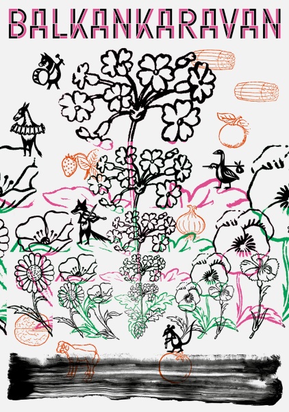 Balkankaravan Karte Stempel
