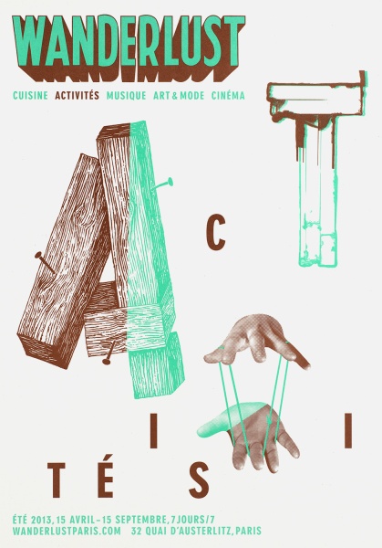 Wanderlust Plakat Activities